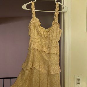 Yellow Summer Mini Dress